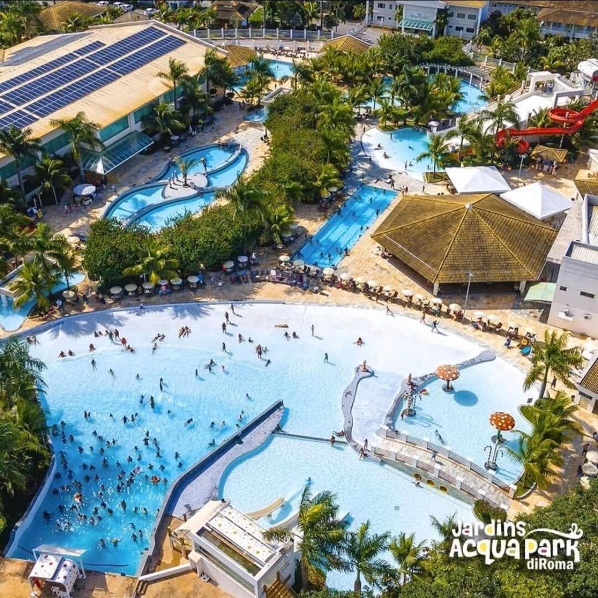 Lacqua Diroma Oficial - Diroma Acqua Park Incluido - Com Roupa De Cama E Banho Caldas Novas Luaran gambar