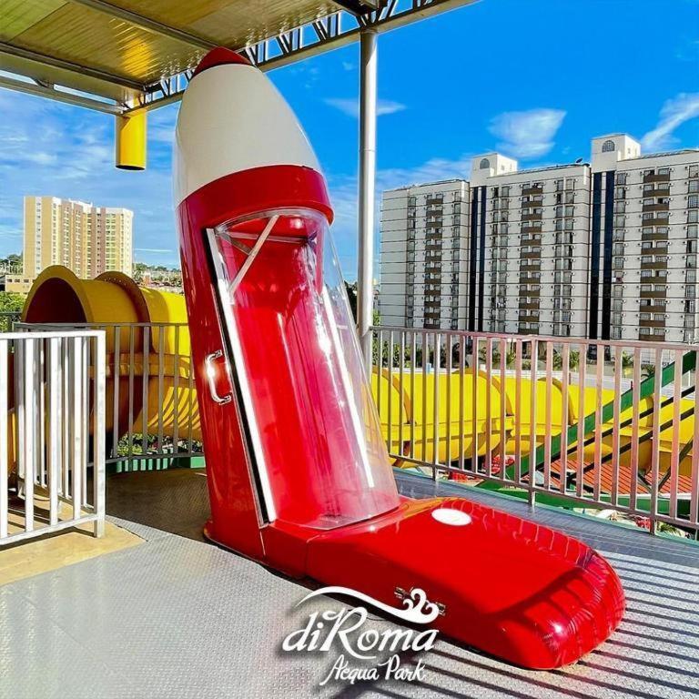 Lacqua Diroma Oficial - Diroma Acqua Park Incluido - Com Roupa De Cama E Banho Caldas Novas Luaran gambar