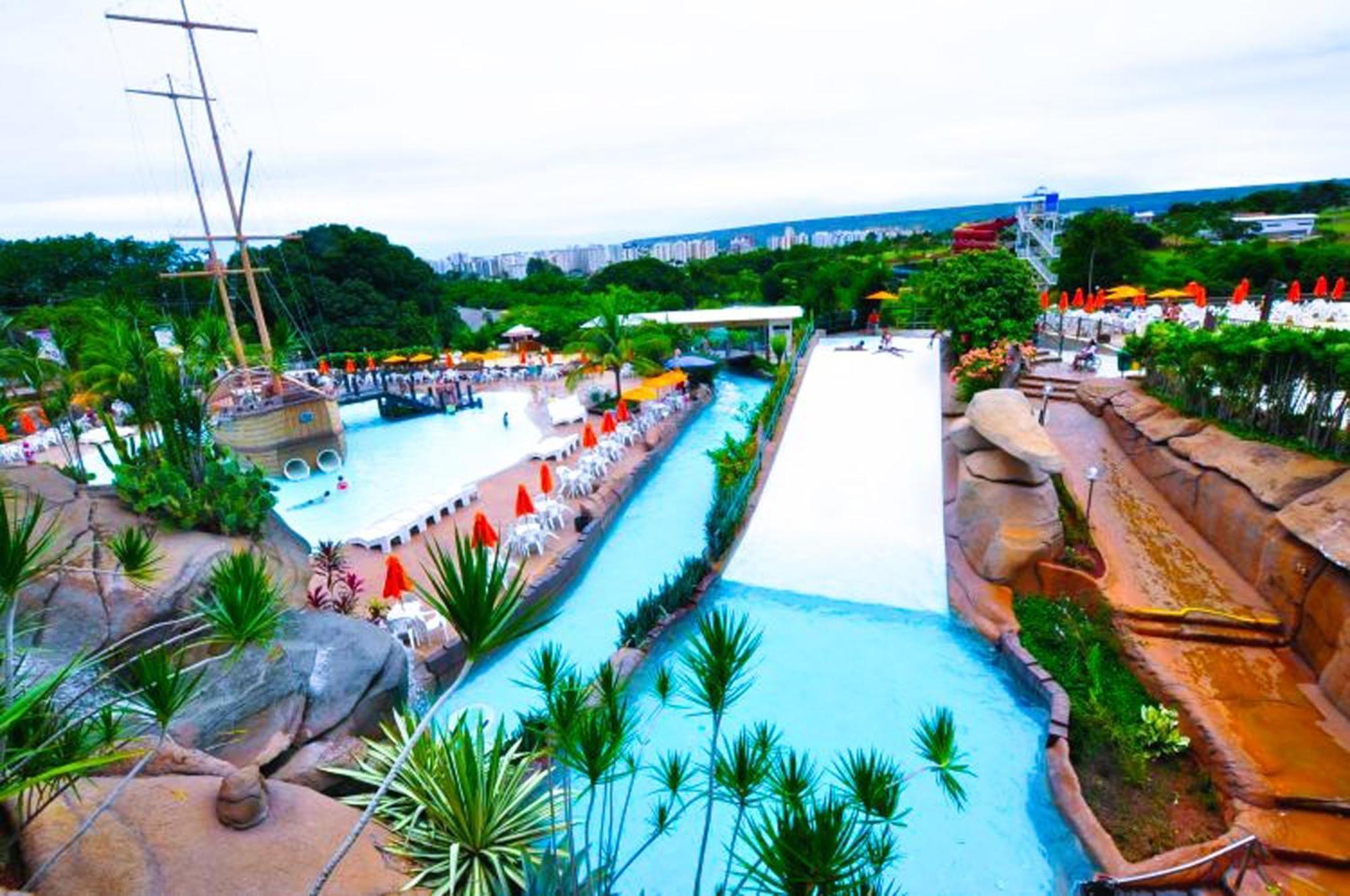 Lacqua Diroma Oficial - Diroma Acqua Park Incluido - Com Roupa De Cama E Banho Caldas Novas Luaran gambar